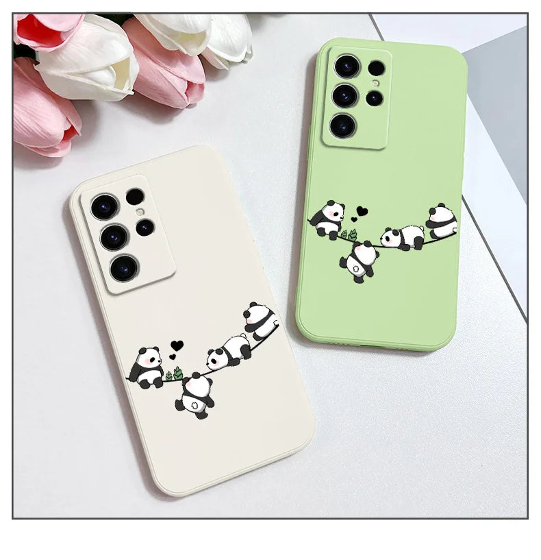 Cute Baby Panda Phone Case for Samsung Galaxy