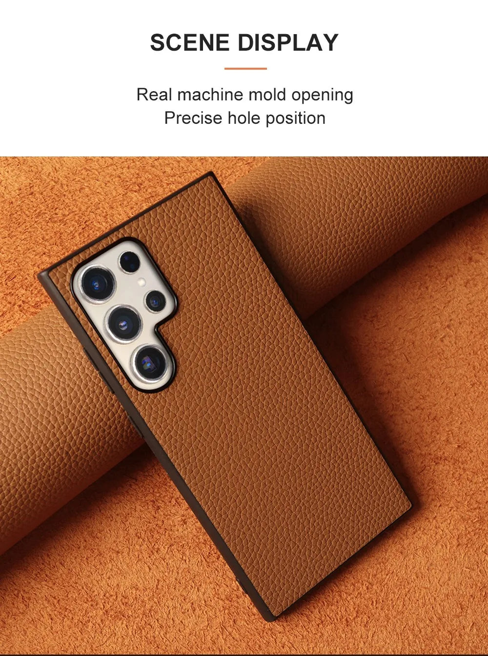 Premium Genuine Leather Case for Samsung Galaxy Phones