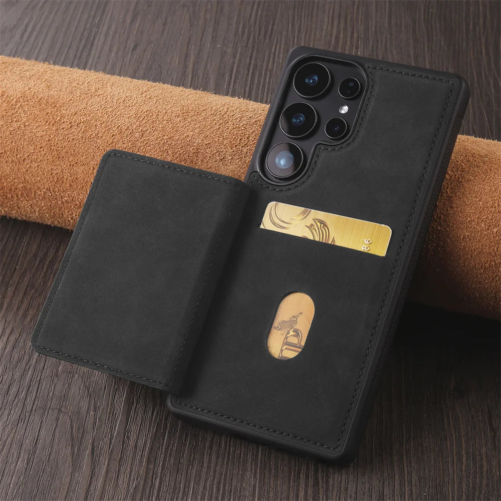 Luxury Leather Phone Case Cover for Samsung Galaxy Series