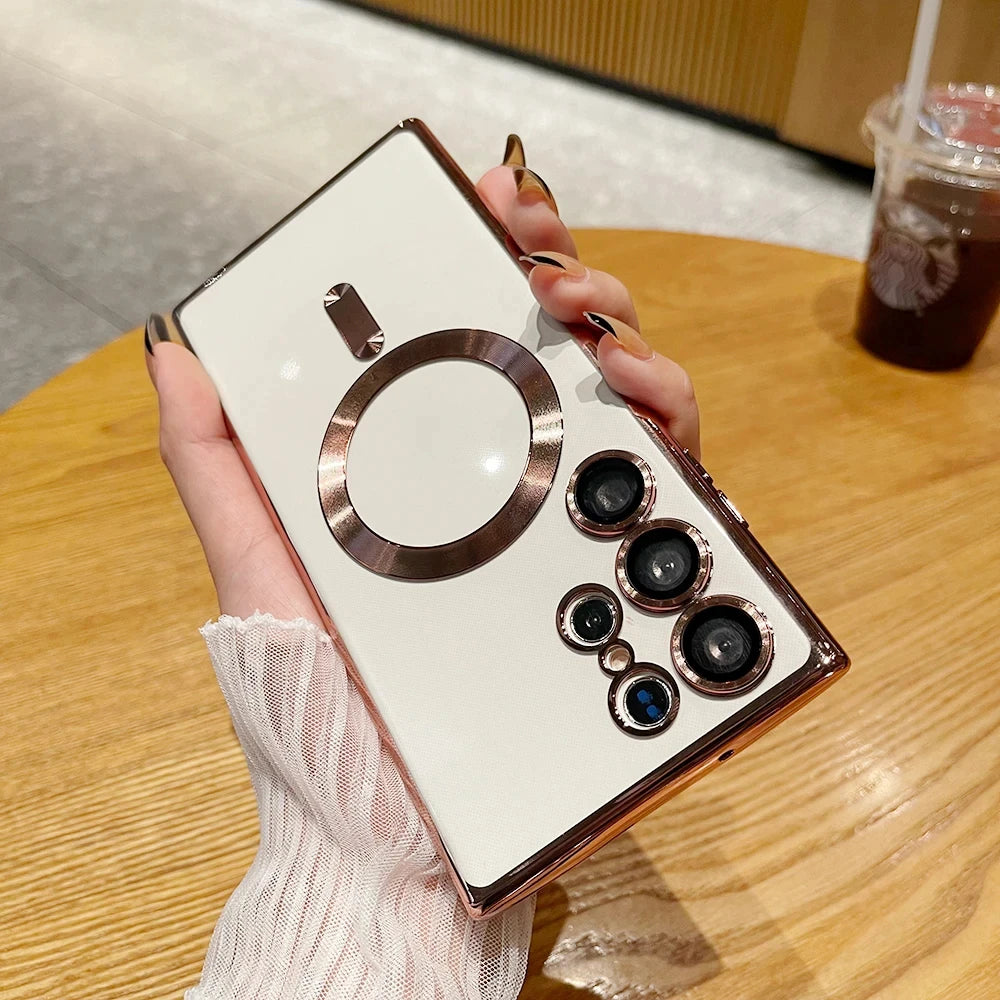 Plating Magnetic Case for Samsung