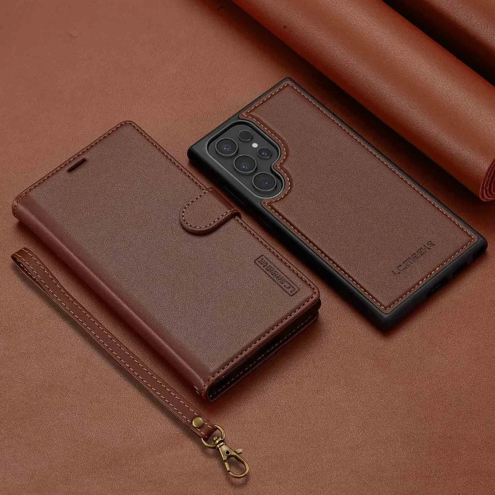 Detachable Wallet Phone Case with Card Holder for Samsung