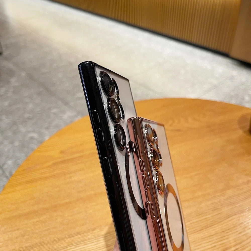Plating Magnetic Case for Samsung