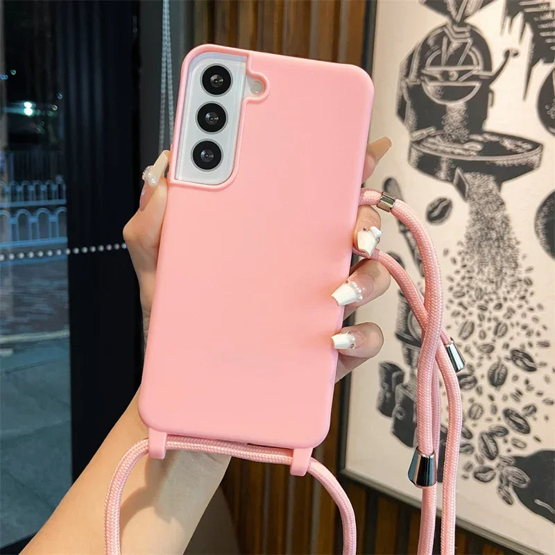 Crossbody Lanyard Strap Case for Samsung Galaxy