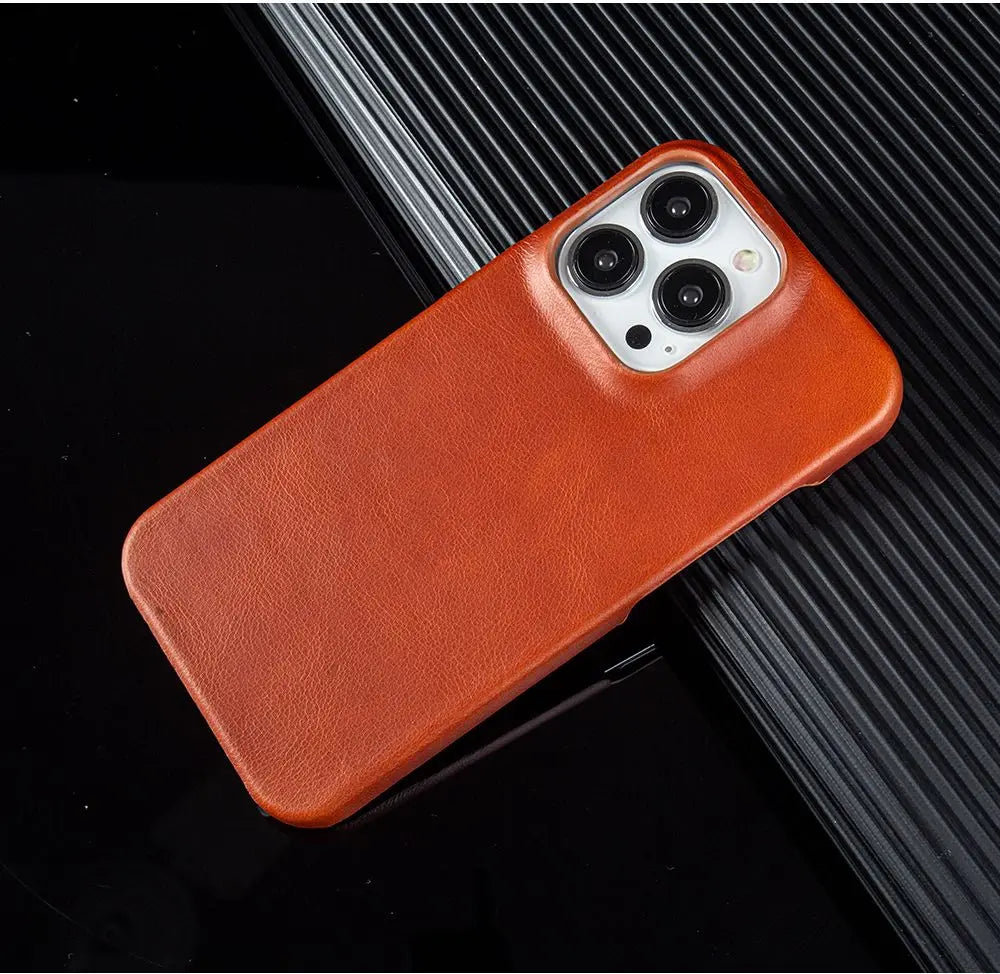 Luxury Leather Case for iPhone