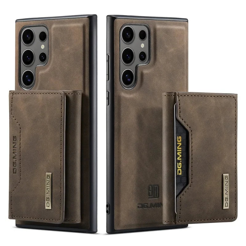 Detachable Wallet Card Holder Phone Case for Samsung Galaxy