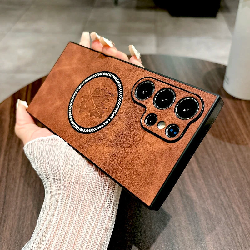 Retro Leather Case for Samsung Galaxy