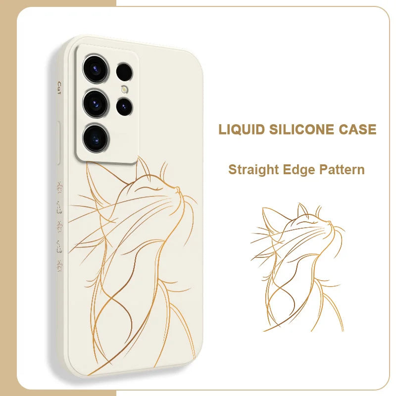 Proud Cat Design Phone Case for Samsung Galaxy Series
