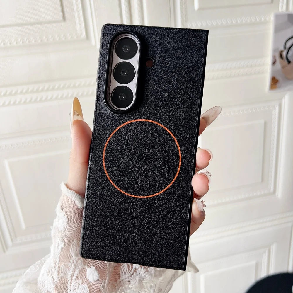 Magnetic Leather Phone Case for Samsung Galaxy Z Fold Series