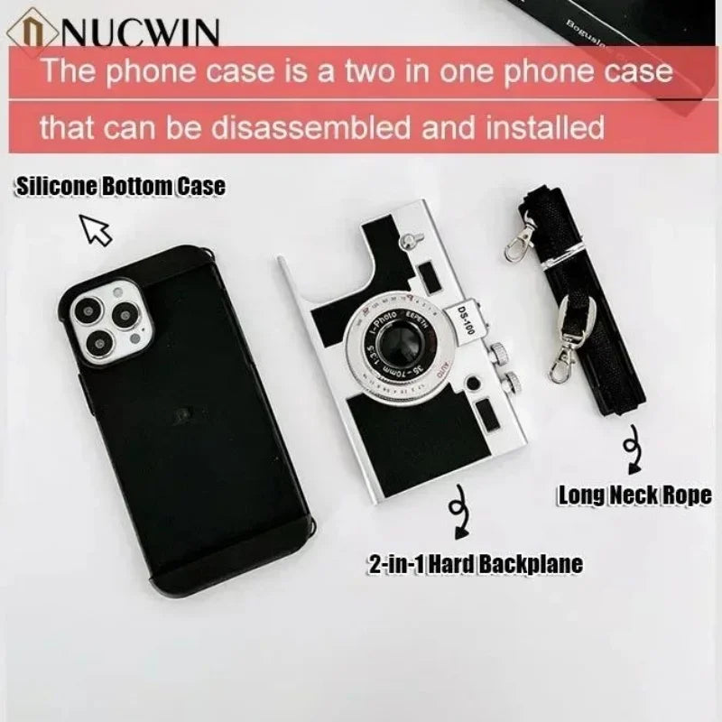 Emily In Paris 3D Retro Camera Leather Case - CaseifyTrend