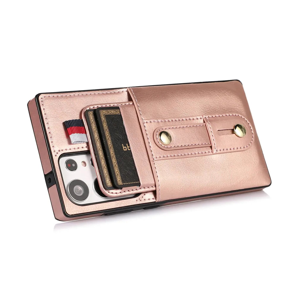 Luxury Leather Wallet Phone Case for Samsung Galaxy
