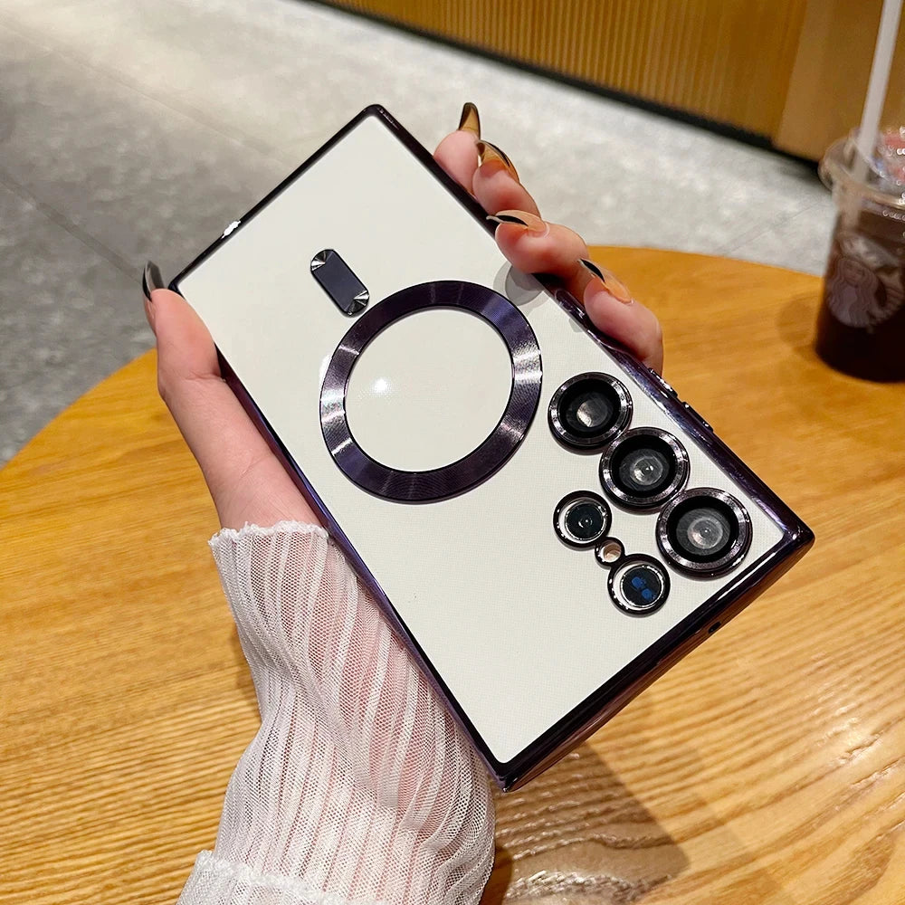 Plating Magnetic Case for Samsung