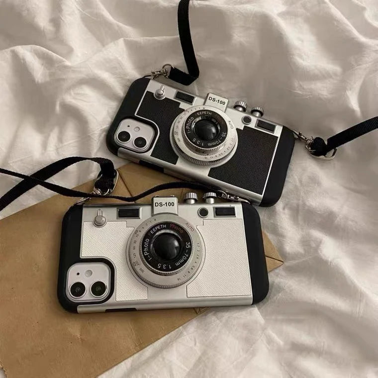 Emily In Paris 3D Retro Camera Leather Case - CaseifyTrend