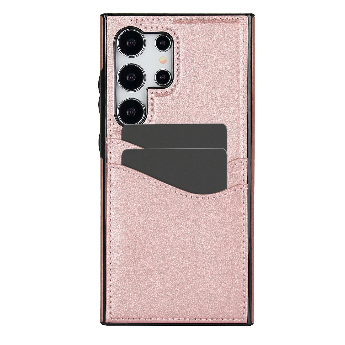 Leather Wallet Phone Case with Card Holder for Samsung