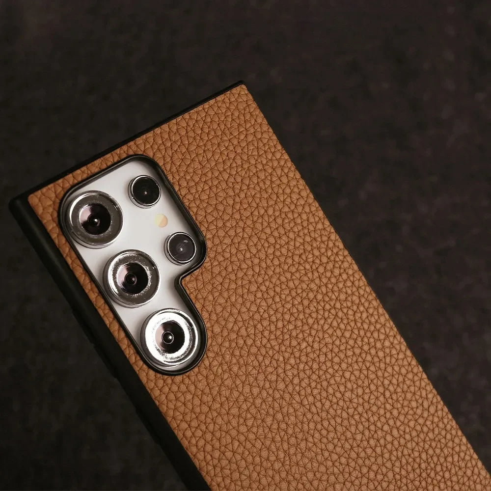 Premium Genuine Leather Case for Samsung Galaxy Phones