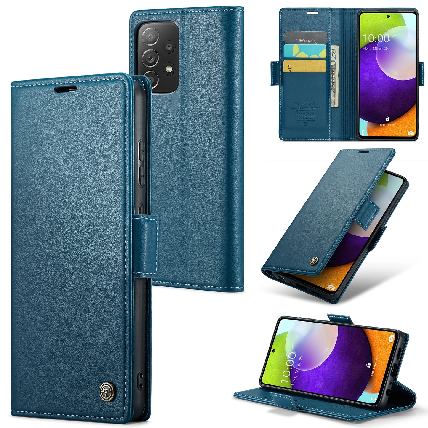 Luxury Leather Wallet Flip Case for Samsung Galaxy Series