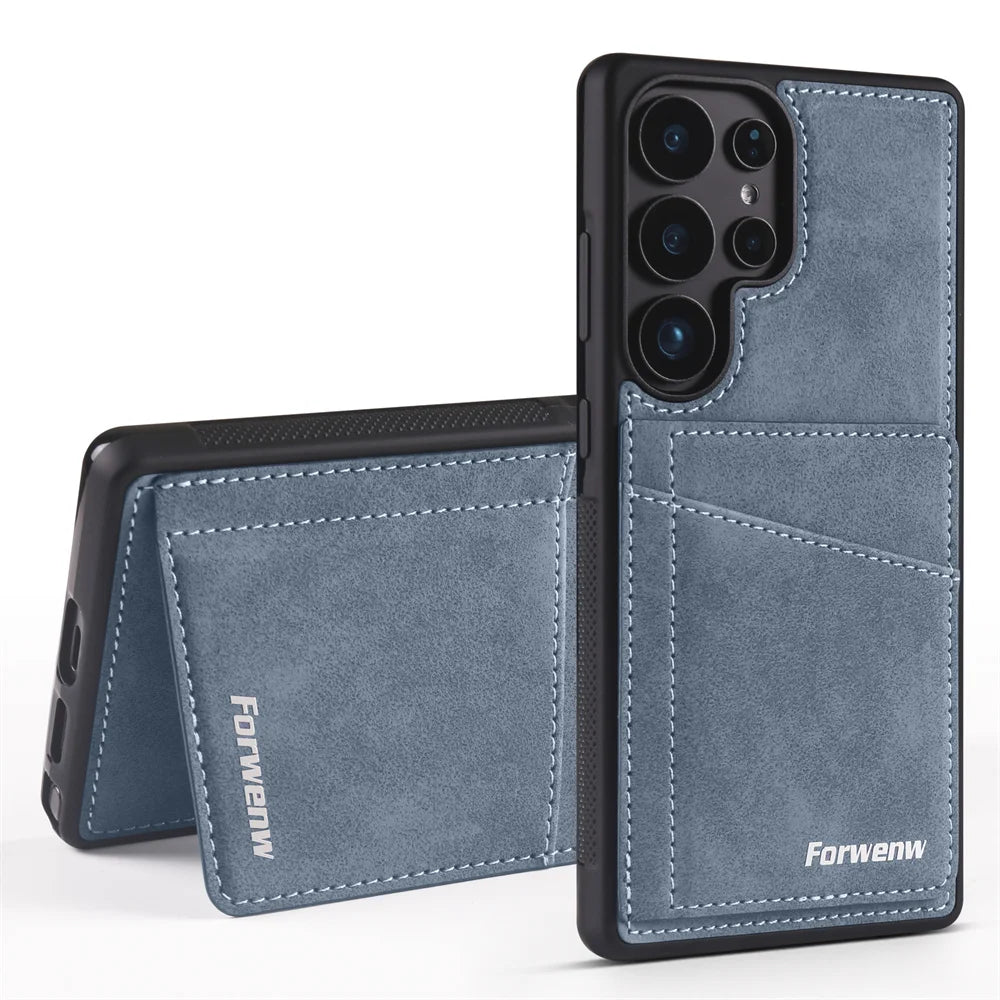 Luxury Leather Phone Case Cover for Samsung Galaxy Series
