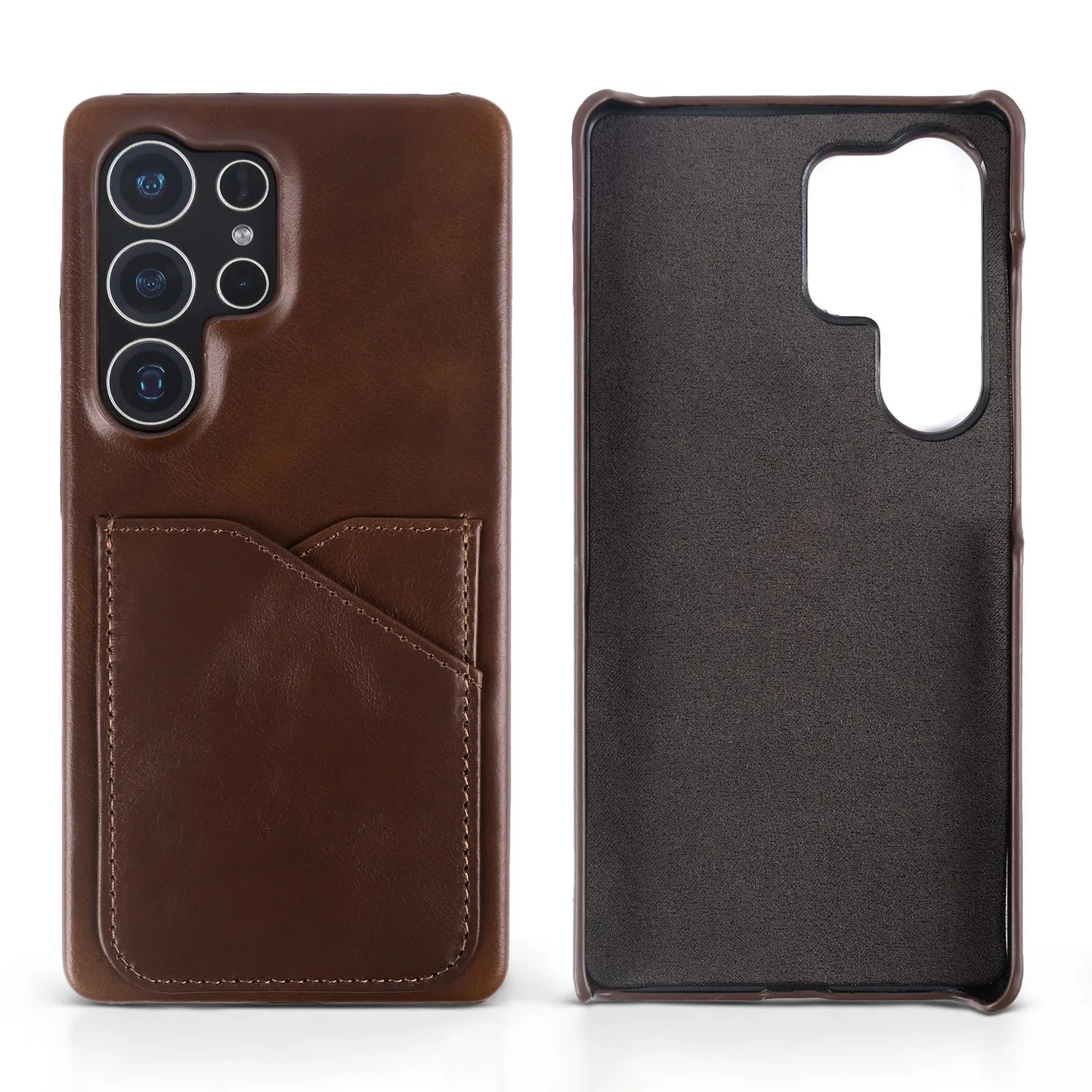 Premium Leather Card Slot Case for Samsung Galaxy