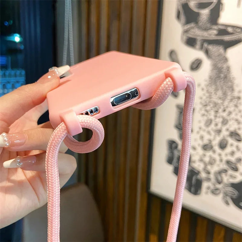 Crossbody Lanyard Strap Case for Samsung Galaxy