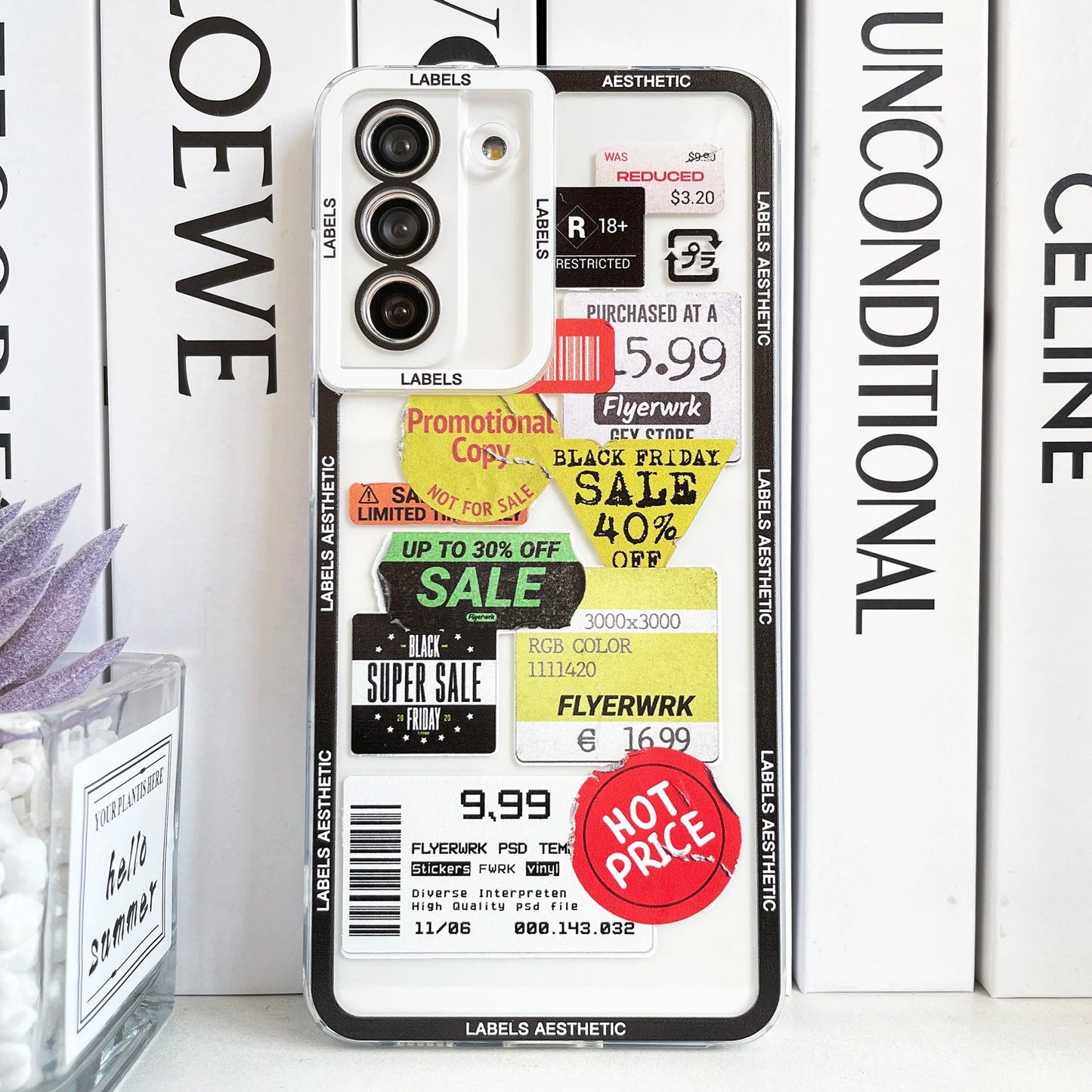 Stickers Collage Case for Samsung Galaxy