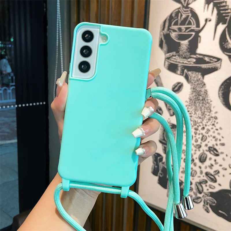Crossbody Lanyard Strap Case for Samsung Galaxy