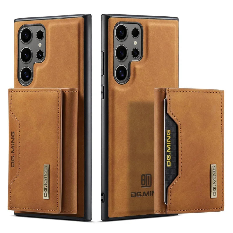Detachable Wallet Card Holder Phone Case for Samsung Galaxy