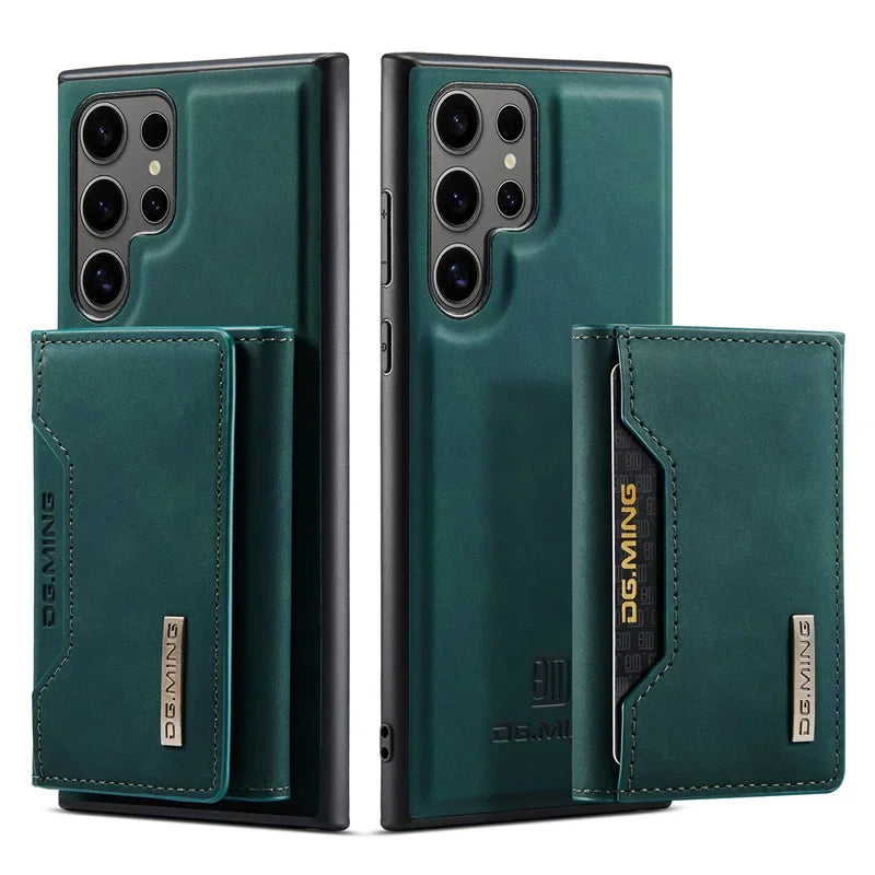 Detachable Wallet Card Holder Phone Case for Samsung Galaxy