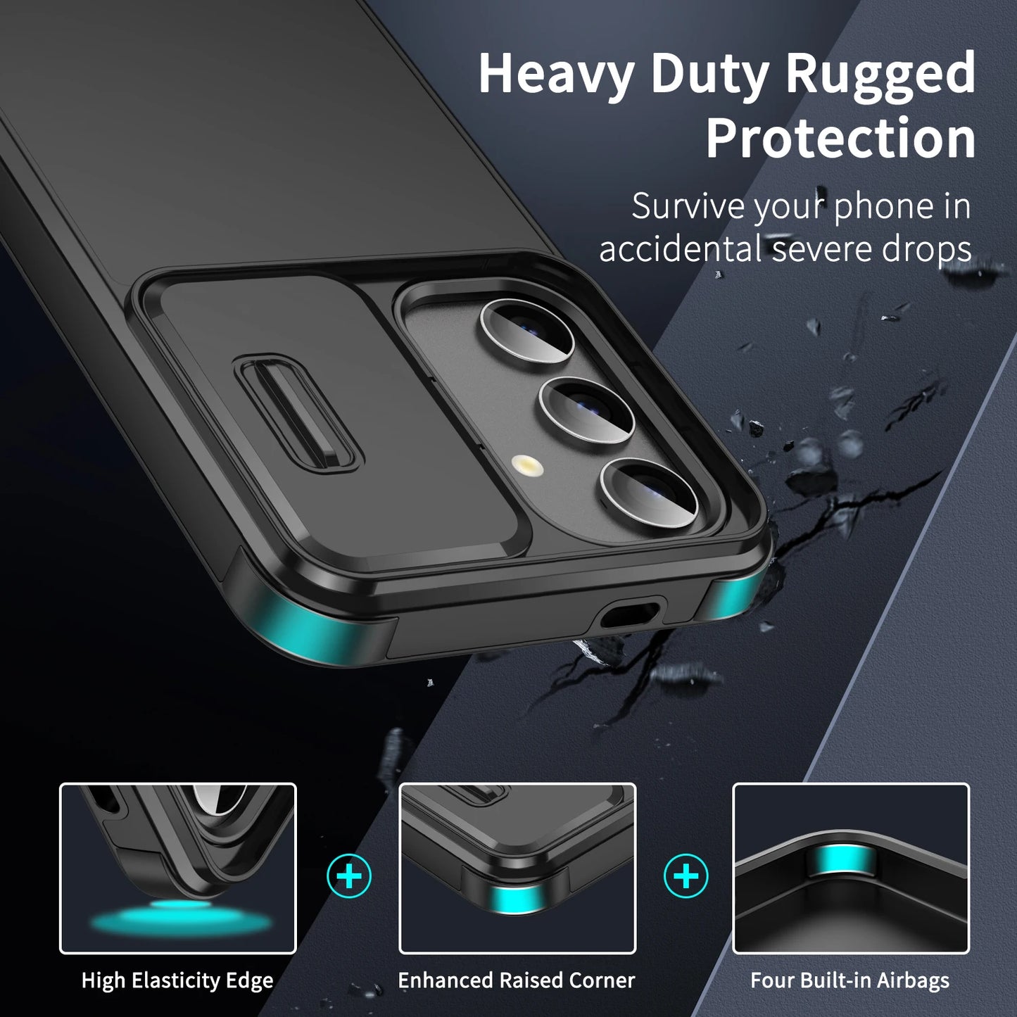 Slide Camera Cover Case for Samsung Galaxy - CaseifyTrend
