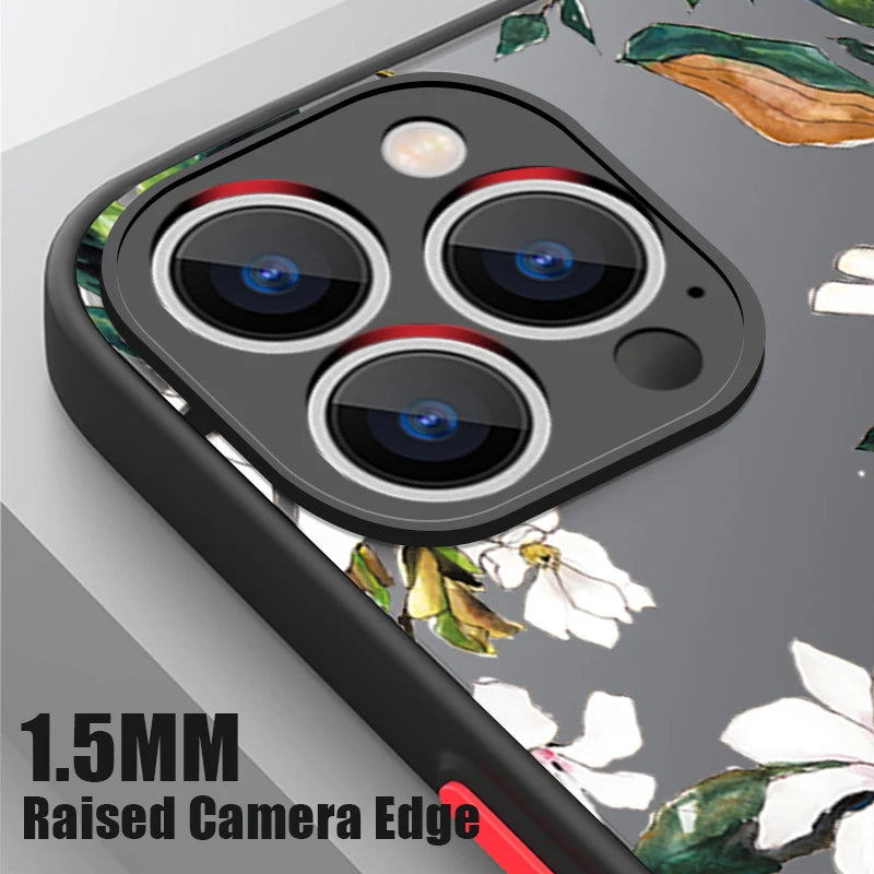 Magnetic Magsafe Flower Case for iPhone - CaseifyTrend