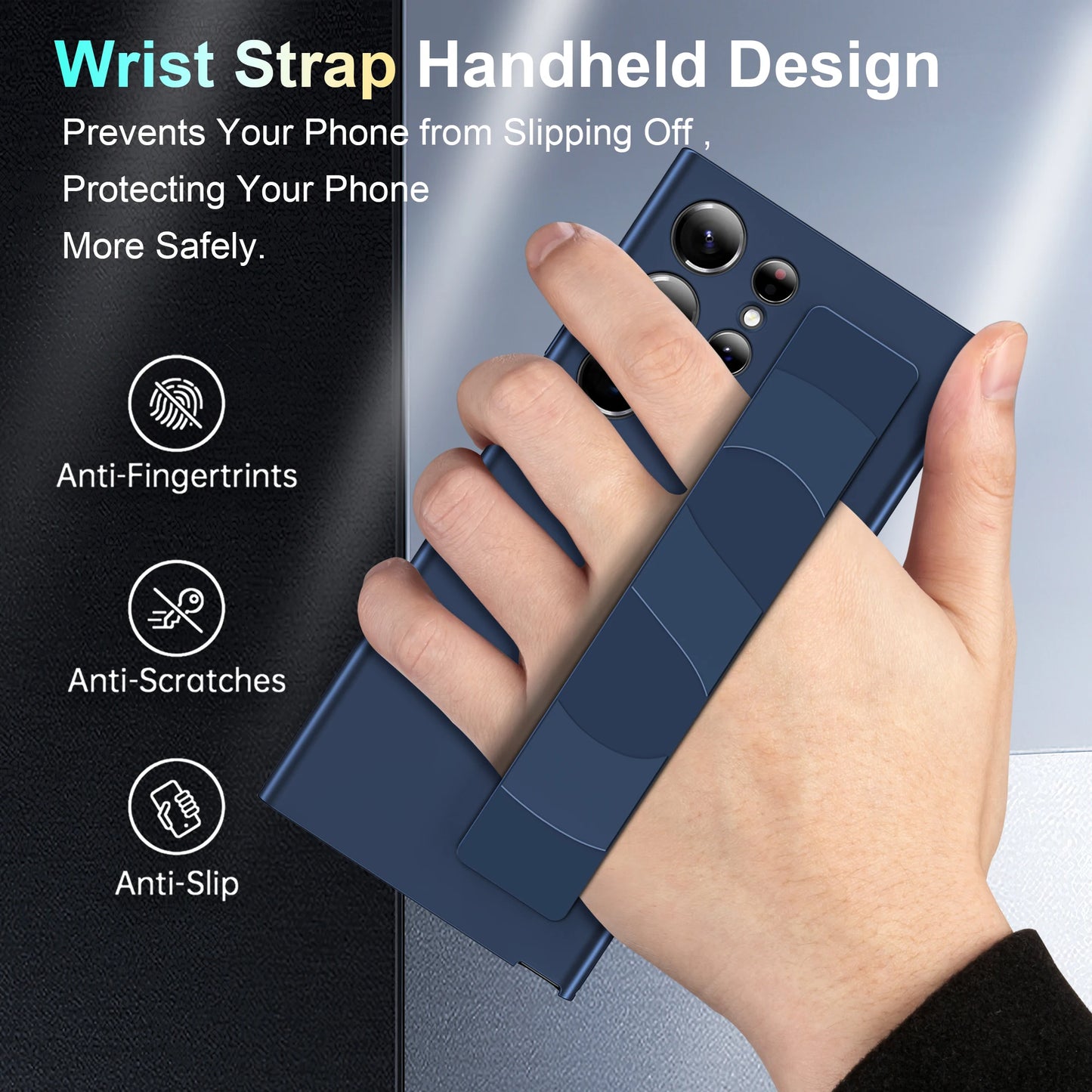 Luxury Skin-Friendly Wristband Case for Samsung Galaxy