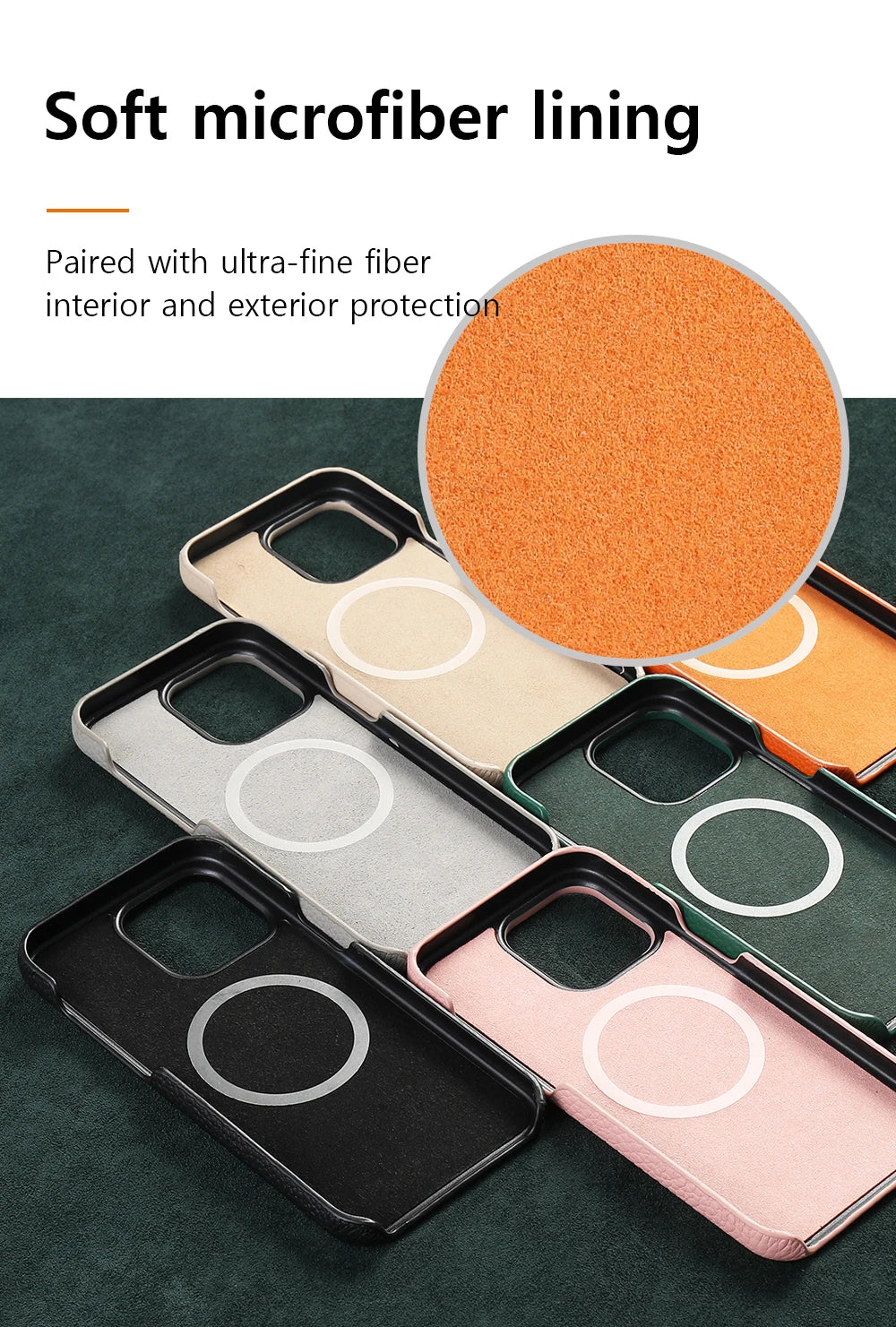 Magsafe Cowhide Leather Case for iPhone