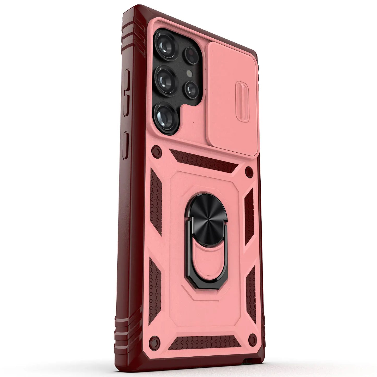 Samsung S22 Ring Kickstand Card Slot Shockproof Case