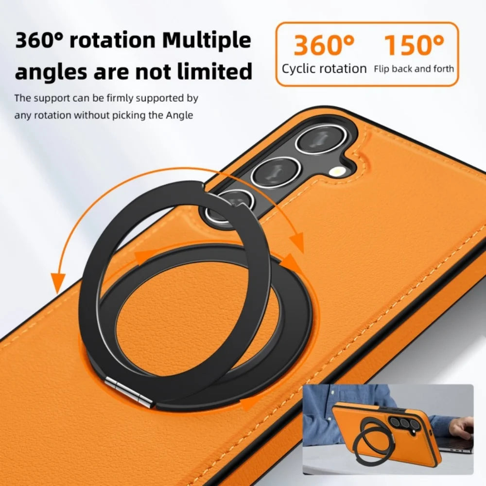 Luxury Leather Stand Case for Samsung Galaxy S Series