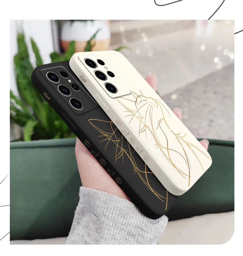 Proud Cat Design Phone Case for Samsung Galaxy Series