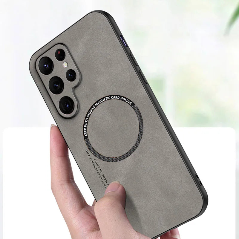 Magsafe Vintage Leather Case for Samsung Galaxy