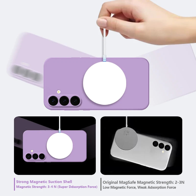 Luxury Magnetic Magsafe Case for Samsung Galaxy