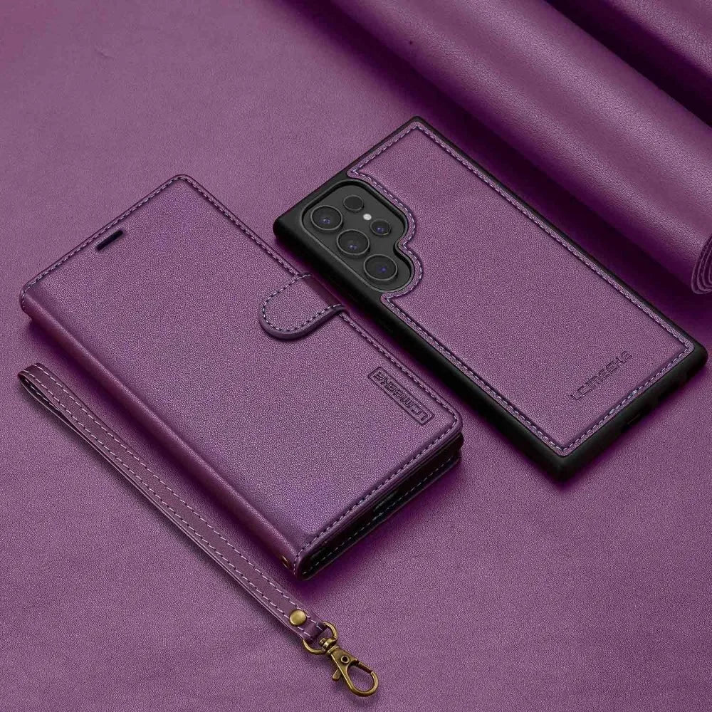 Detachable Wallet Phone Case with Card Holder for Samsung