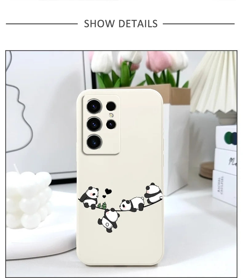 Cute Baby Panda Phone Case for Samsung Galaxy