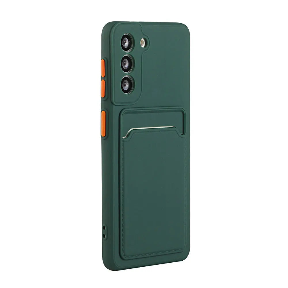 Shockproof Wallet Phone Case with Card Holder for Samsung
