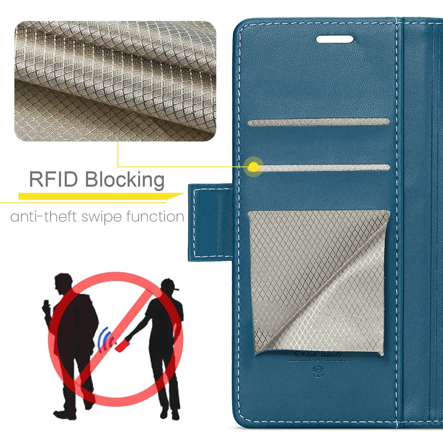 Luxury Leather Wallet Flip Case for Samsung Galaxy Series