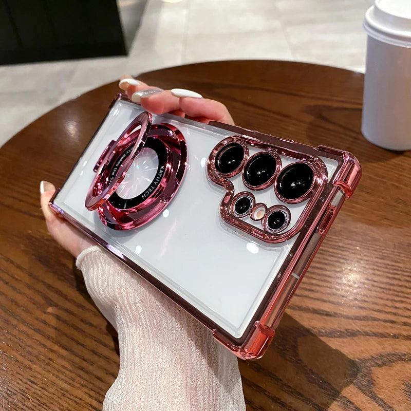 Anti-Drop Transparent Magnetic Case for Samsung Galaxy - CaseifyTrend