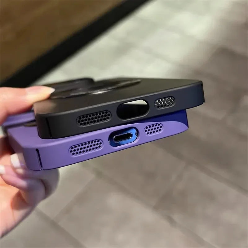 Logo Hole Magsafe Magnetic Case for iPhone - CaseifyTrend