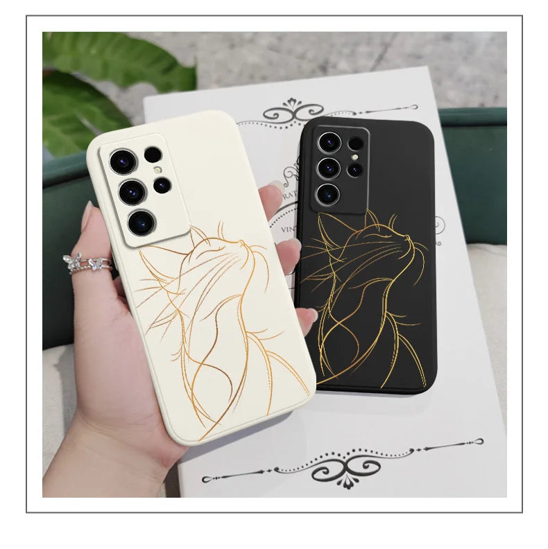 Proud Cat Design Phone Case for Samsung Galaxy Series