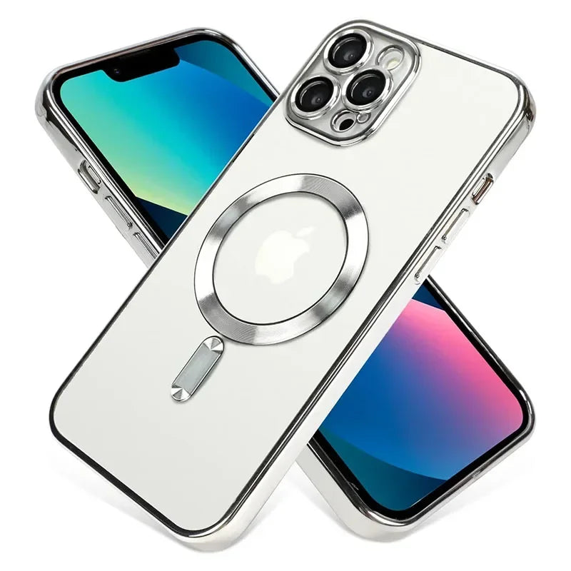 Clear Magnetic iPhone Case with Lens Protection