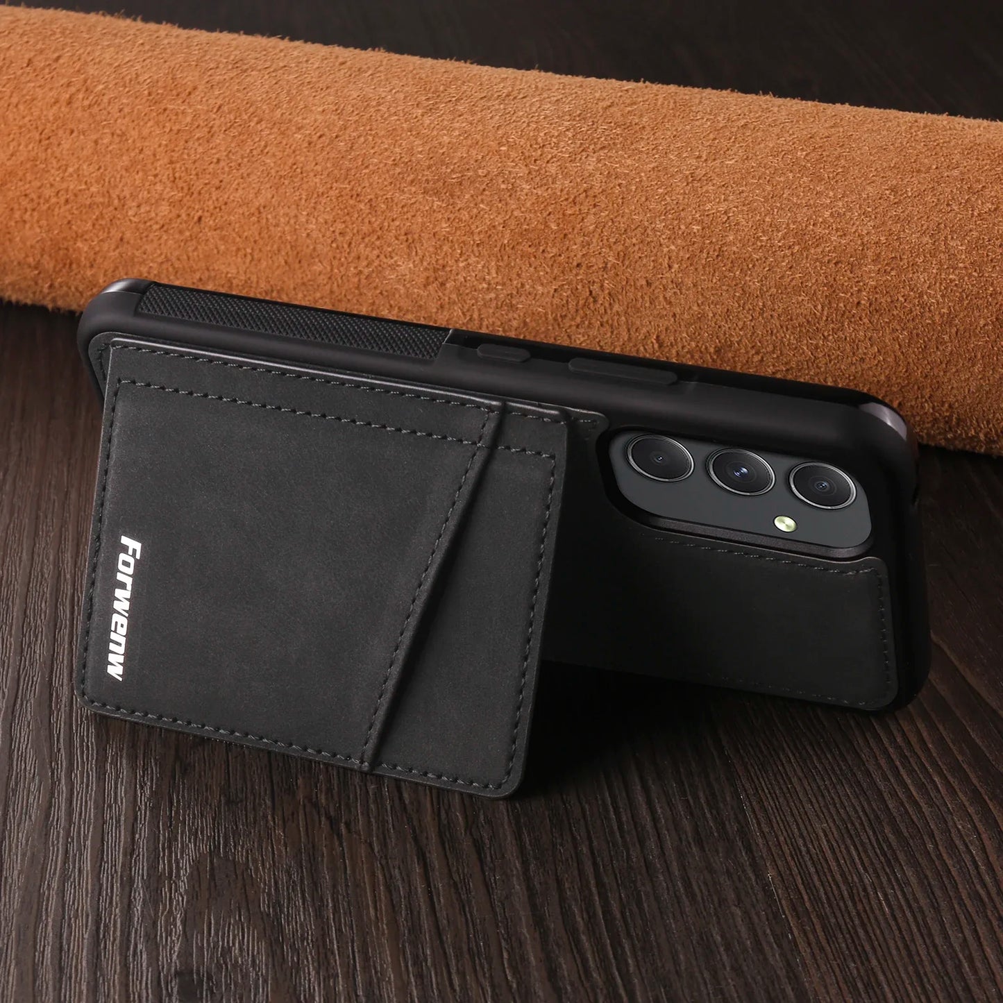 RFID Blocking Wallet Card Holder Case for Samsung Galaxy