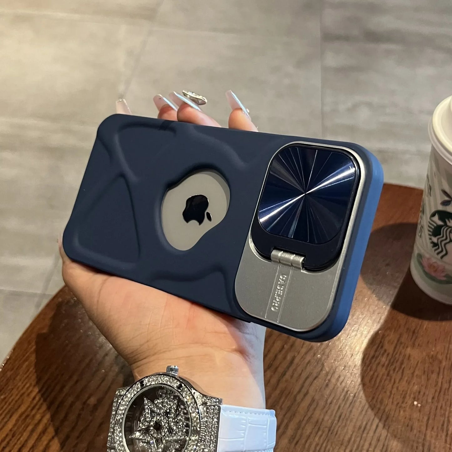Fashion Logo Hole Magnetic Case for iPhone - CaseifyTrend