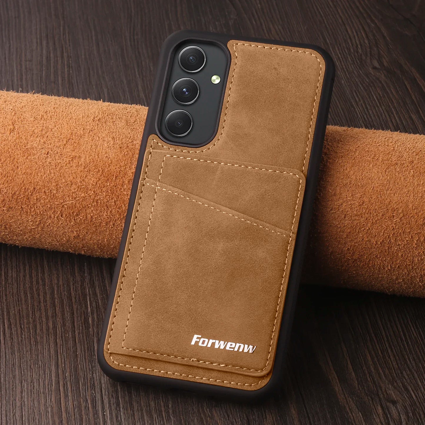 RFID Blocking Wallet Card Holder Case for Samsung Galaxy