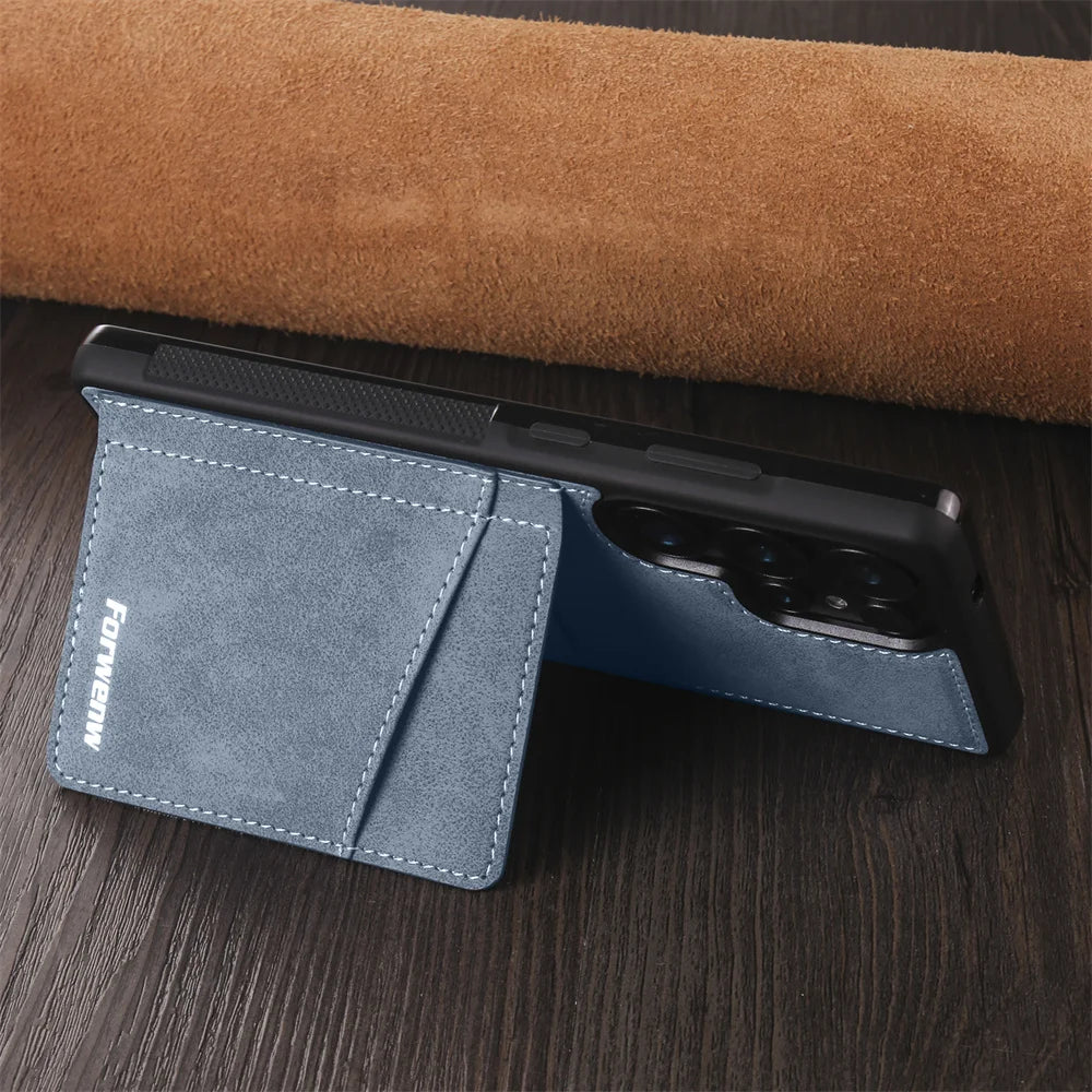 Luxury Leather Phone Case Cover for Samsung Galaxy Series