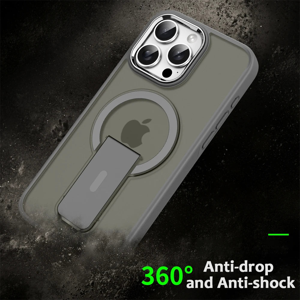 Luxury Magsafe Folding Stand Case for iPhone