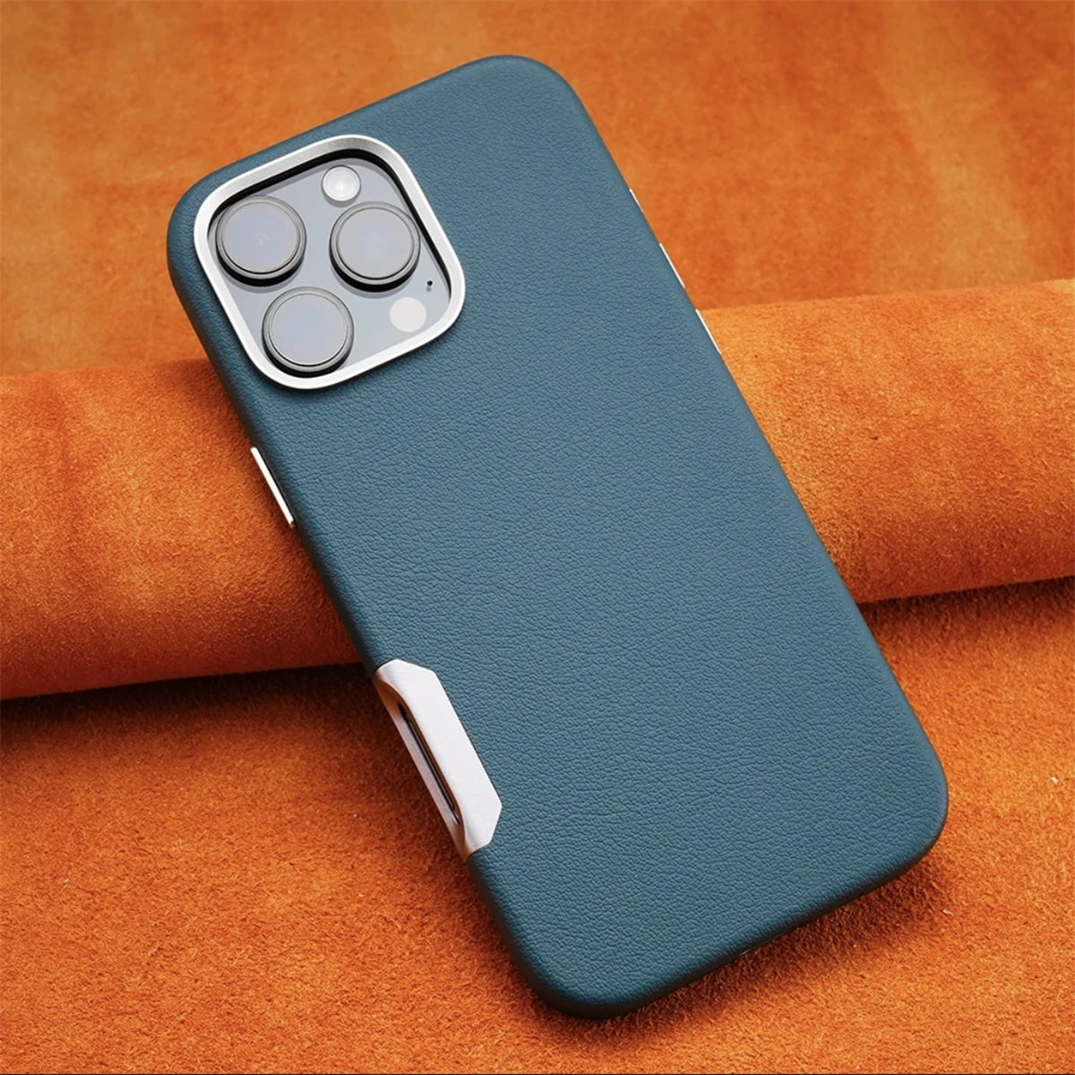 Luxury Leather MagSafe Case for iPhone