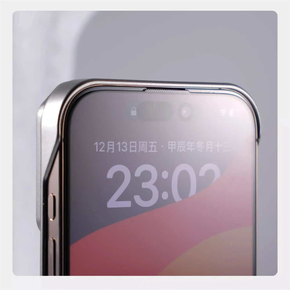 Luxury Frameless Carbon Fiber Case for iPhone